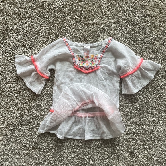 Baby girls Cat and Jack swimsuit coverup boho coverup  Size 12 months - Picture 6 of 7